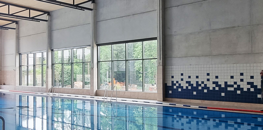 Betonkosmetik, Schwimmbad, Sichtbetonkosmetik